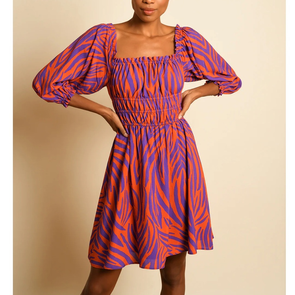 Hutch off the shoulder long sleeve dress